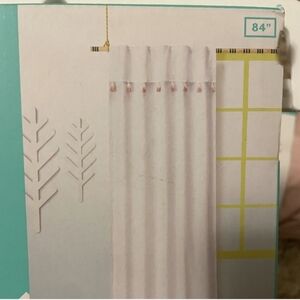 Pillowfort Pink Tassel Curtains